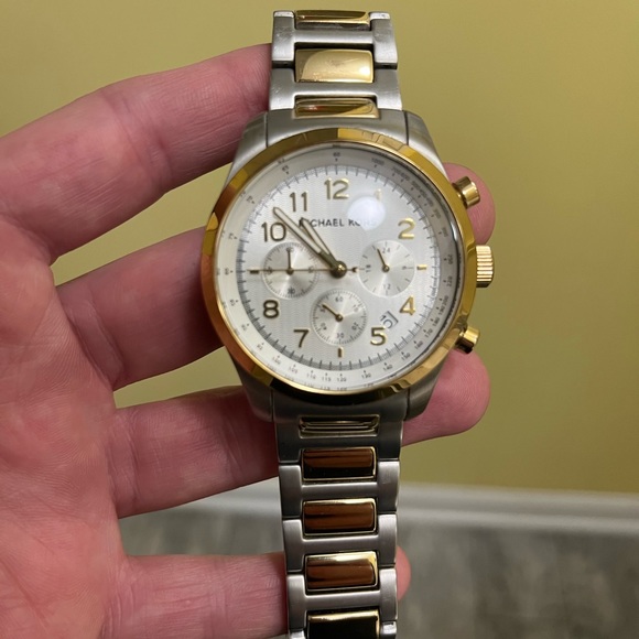 Mens michael kors two tone watch - Picture 2 of 4